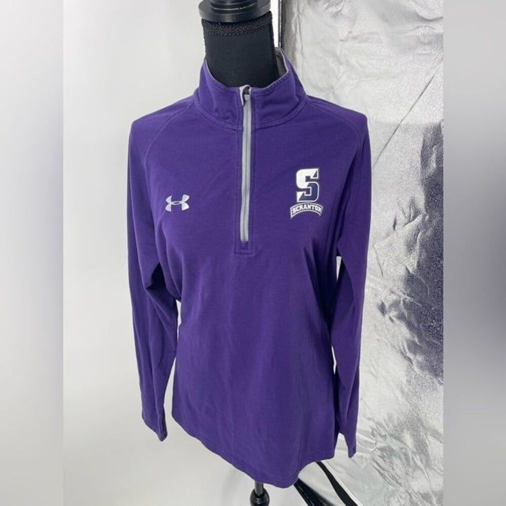 Under armor men's purple and gray large shirt